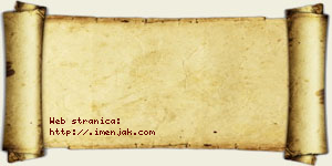 Hana Papović vizit kartica